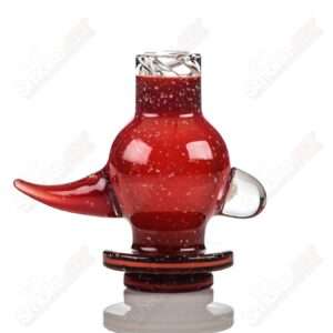 Shop Red Elvis Crush Opal Spinner Cap by Glassical Creations & Glass Carpenter in australian