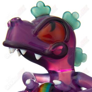 Shop Purple Sitting Reptar Rig w/ Encalmo Egg J-Smart Glass in australian