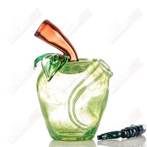 Shop Green Apple Rig w/ Worm Dabber Pouch Glass in australian