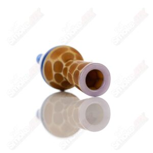 Shop Blue Giraffe Print Bubble Cap Robertson Glass in australian