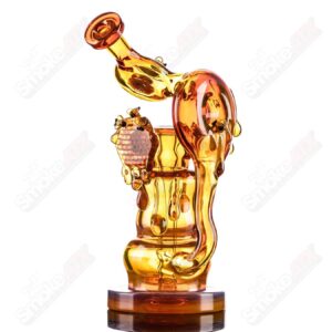 Shop Worked Honeycomb Recycler Mongrel x Joe P Glass in australian