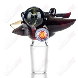 Shop #1 19mm Full Color Worked Horn Milli Bowl JMass in australian