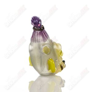 Shop Stitched Gorilla Head Pendant Firefly x Ghost Glass in australian