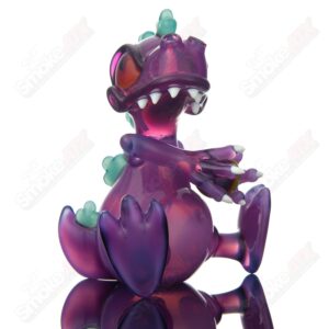 Shop Purple Sitting Reptar Rig w/ Encalmo Egg J-Smart Glass in australian