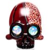 Shop AKM - Split Skull Pendant - Kandy Apple Red/Ghost & Braintech in australian