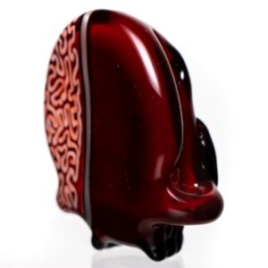 Shop AKM - Split Skull Pendant - Kandy Apple Red/Ghost & Braintech in australian