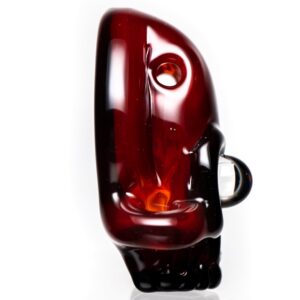 Shop AKM - Split Skull Pendant - Kandy Apple Red/Ghost & Braintech in australian