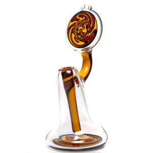 Shop Aaron Vigil - Worked Dewar Bubbler - Burgundy & Yellow in australian