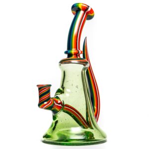 Shop Aaron Vigil - Horn Fat Bottom - Portland Green w/ Rainbow Linework in australian