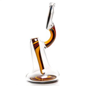 Shop Aaron Vigil - Worked Dewar Bubbler - Burgundy & Yellow in australian
