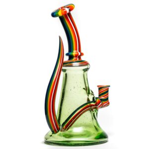 Shop Aaron Vigil - Horn Fat Bottom - Portland Green w/ Rainbow Linework in australian