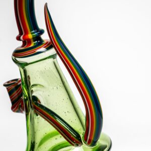 Shop Aaron Vigil - Horn Fat Bottom - Portland Green w/ Rainbow Linework in australian
