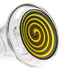 Shop Aaron Vigil - Worked Base Fat Bottom - Rainbow & Lemon Drop #2 in australian