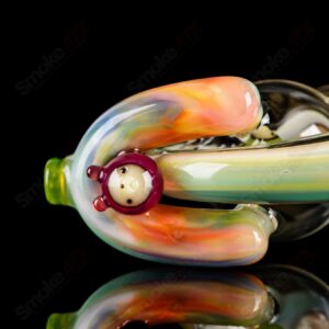 Shop UV Reactive Multicolor Recycler Rig Earl Jr. x Aquariust Glass in australian