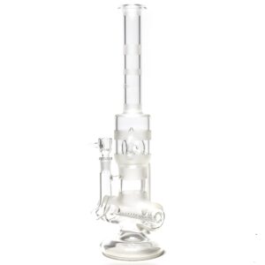 Shop Ben Wilson - Hollow Foot Inline Recycler Tube w/ Triple Donut Perc - Sandblasted in australian
