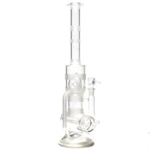 Shop Ben Wilson - Hollow Foot Inline Recycler Tube w/ Triple Donut Perc - Sandblasted in australian