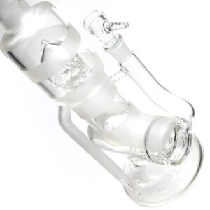 Shop Ben Wilson - Hollow Foot Inline Recycler Tube w/ Triple Donut Perc - Sandblasted in australian