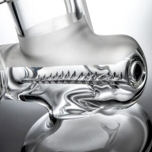 Shop Ben Wilson - Hollow Foot Inline Recycler Tube w/ Triple Donut Perc - Sandblasted in australian