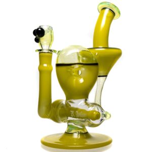 Shop Ben Wilson - Triple Donut Inline Recycler - Canary & Slyme in australian