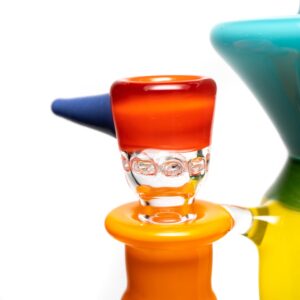 Shop Ben Wilson - Triple Donut Inline Recycler - Multi Color Rainbow in australian