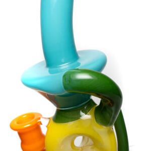 Shop Ben Wilson - Triple Donut Inline Recycler - Multi Color Rainbow in australian