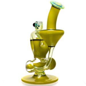 Shop Ben Wilson - Triple Donut Inline Recycler - Canary & Slyme in australian