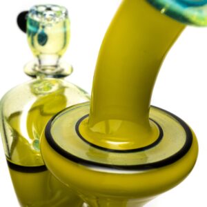 Shop Ben Wilson - Triple Donut Inline Recycler - Canary & Slyme in australian