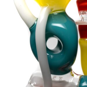 Shop Ben Wilson - Triple Donut Inline Recycler - Multi Color Beach Ball in australian