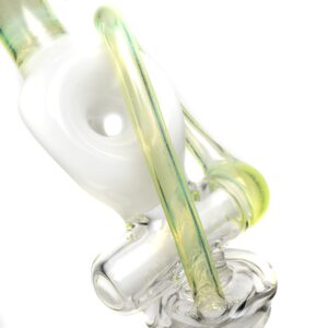 Shop Ben Wilson - Triple Donut Inline Puffco Peak Top - White & Slyme in australian