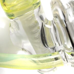 Shop Ben Wilson - Triple Donut Inline Puffco Peak Top - White & Slyme in australian