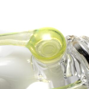 Shop Ben Wilson - Triple Donut Inline Puffco Peak Top - White & Slyme in australian