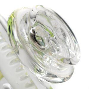 Shop Ben Wilson - Triple Donut Inline Puffco Peak Top - White & Slyme in australian