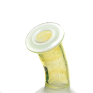 Shop Ben Wilson - Triple Donut Inline Puffco Peak Top - White & Slyme in australian