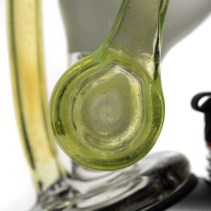 Shop Ben Wilson - Triple Donut Inline Puffco Peak Top - White & Slyme in australian