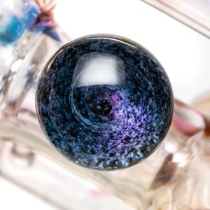 Shop Ben Wilson - Hollow Foot Inline Recycler w/ Triple Donut Perc - Fumed & Sandblasted in australian