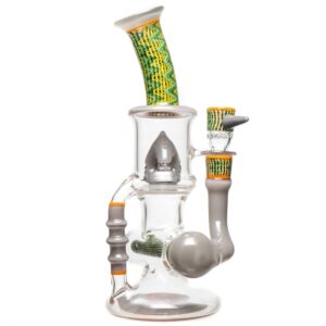 Shop Ben Wilson x Leisure - Hollow Foot Inline Recycler w/ Triple Donut Perc - Portland Grey w/ Hypnotech in australian