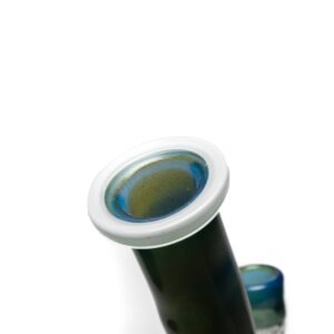 Shop Ben Wilson - Triple Donut Bubbler - Fume w/ Striking Blue & White in australian