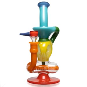 Shop Ben Wilson - Triple Donut Inline Recycler - Multi Color Rainbow in australian