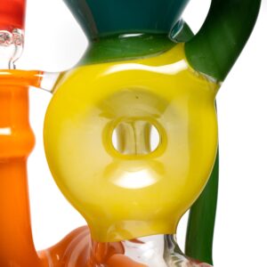 Shop Ben Wilson - Triple Donut Inline Recycler - Multi Color Rainbow in australian