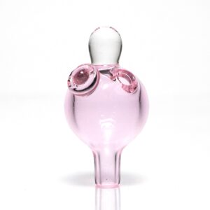 Shop Brando - 10mm Half Blasted Ball Rig - Pink w/ Cobalt - Fume Cluster Millie in australian