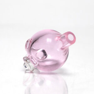 Shop Brando - 10mm Half Blasted Ball Rig - Pink w/ Cobalt - Fume Cluster Millie in australian