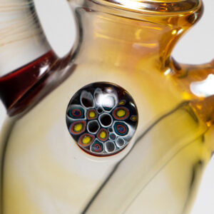 Shop Brando - 10mm Fumed Mini Tube - Dragons Blood - Cane Cluster Millie #1 in australian