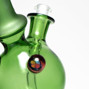 Shop Brando - 10mm Half Blasted Ball Rig - Green w/ Dragons Blood - Thumby Millie in australian