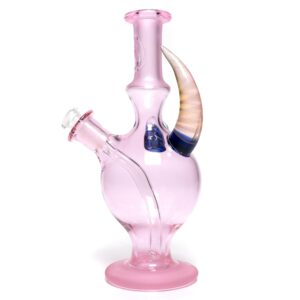 Shop Brando - 10mm Half Blasted Ball Rig - Pink w/ Cobalt - Fume Cluster Millie in australian