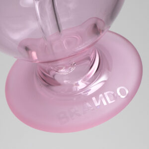 Shop Brando - 10mm Half Blasted Ball Rig - Pink w/ Cobalt - Fume Cluster Millie in australian