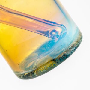 Shop Crunklestein - Tiny Tube - Silver Fumed w/ Karmaline in australian