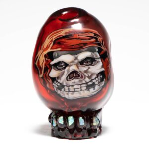 Shop Carsten Carlile x Rocko - Misfits Skull #52 - Pomegranate in australian