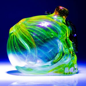 Shop Carsten Carlile X Breezy - Irie Eye Skull #53 - UV Lemon Drop in australian