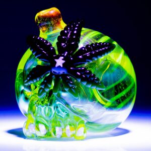 Shop Carsten Carlile X Breezy - Irie Eye Skull #53 - UV Lemon Drop in australian