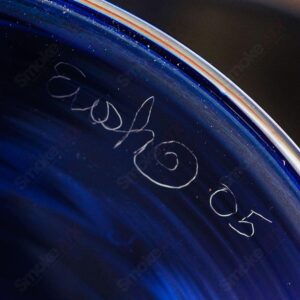 Shop Cobalt Wig Wag Footed Sherry Glass Eusheen (2005) in australian